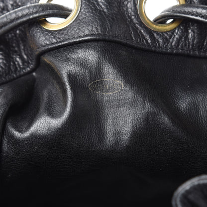 Chanel Caviar CC Drawstring Shoulder Bag Black 7 of 13