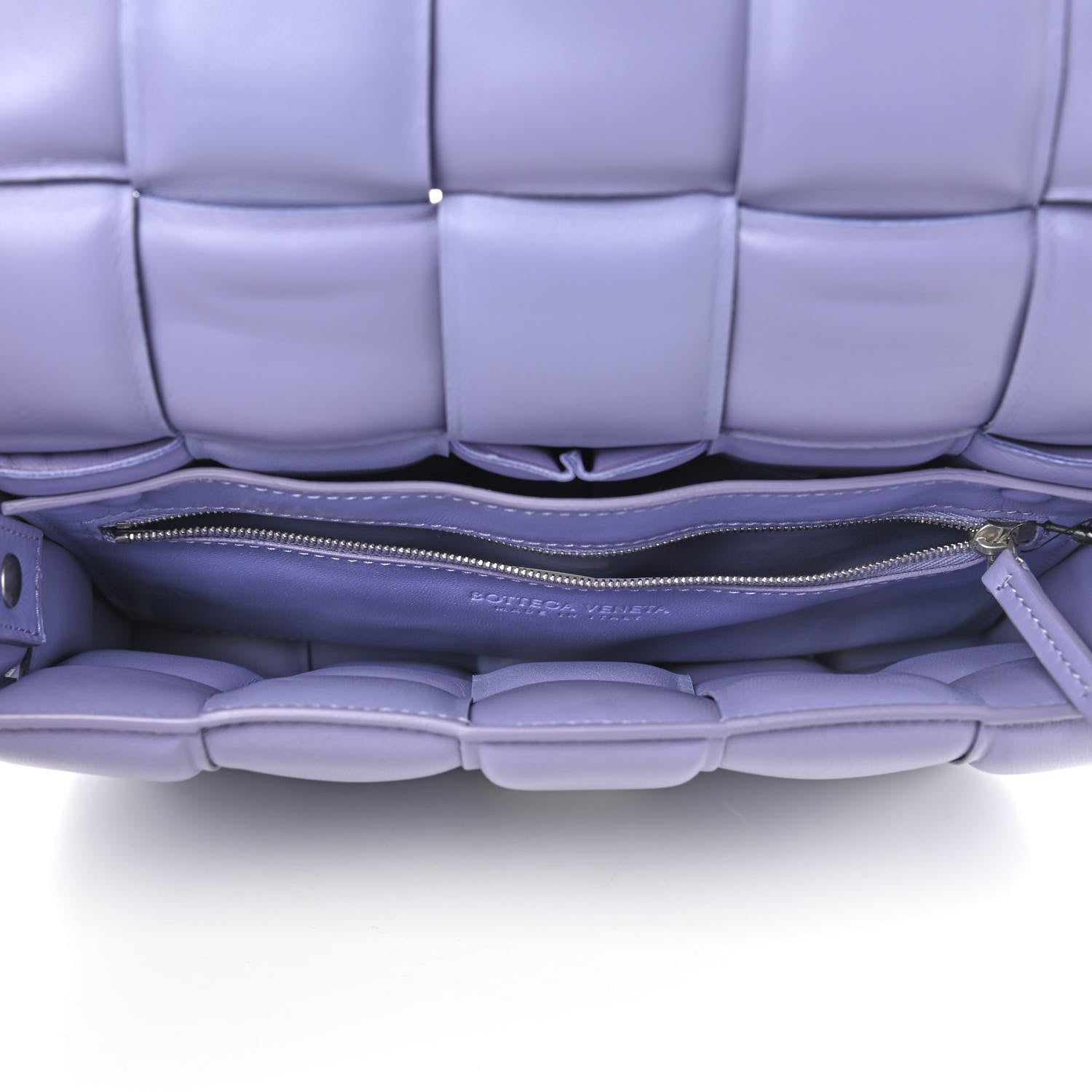 Bottega Veneta Nappa Maxi Intreccio Padded Cassette Crossbody Bag Lavender 5 of 9