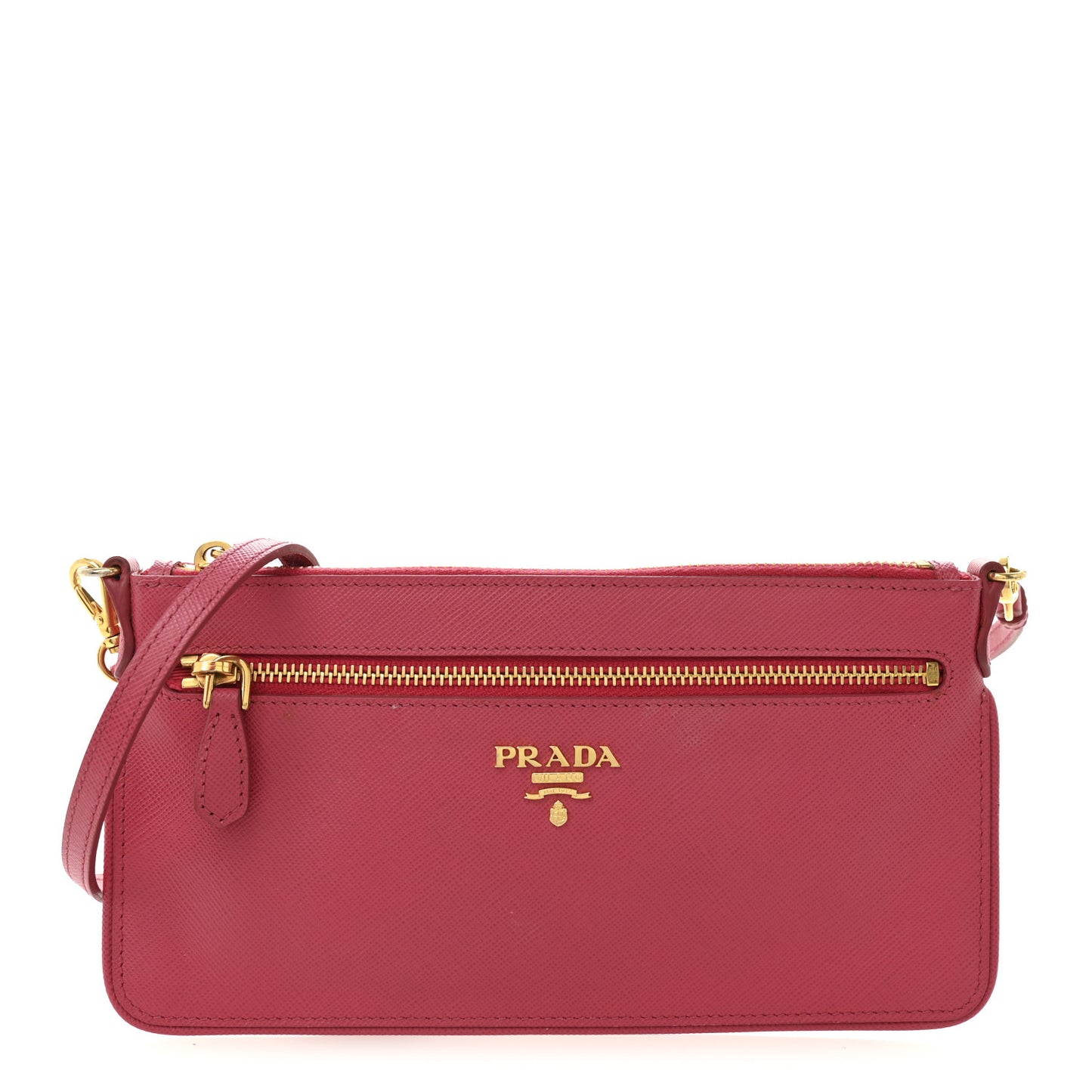 Saffiano Lux Crossbody Bag Peonia