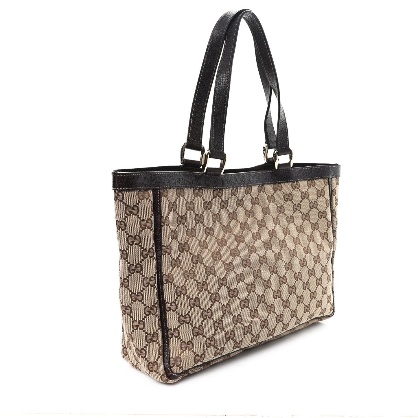 Monogram Abbey D Ring Tote Dark Brown