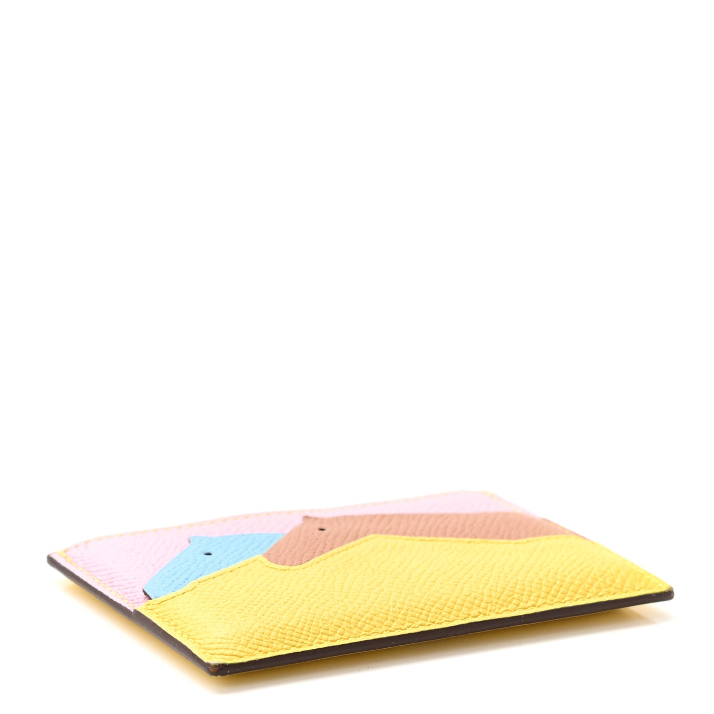 Epsom Les Petits Chevaux Card Holder Jaune De Naples Mauve Sylvestre Gold Bleu Du Nord