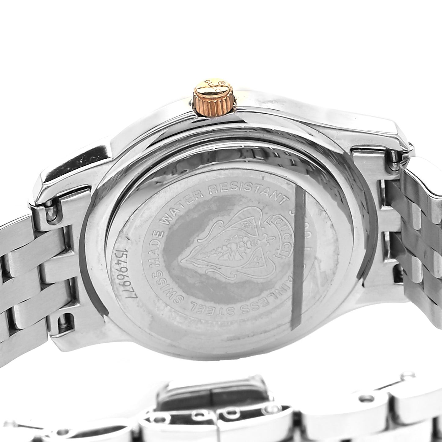 Stainless Steel Mother of Pearl 27mm 5500L Two Tone Quartz Watch