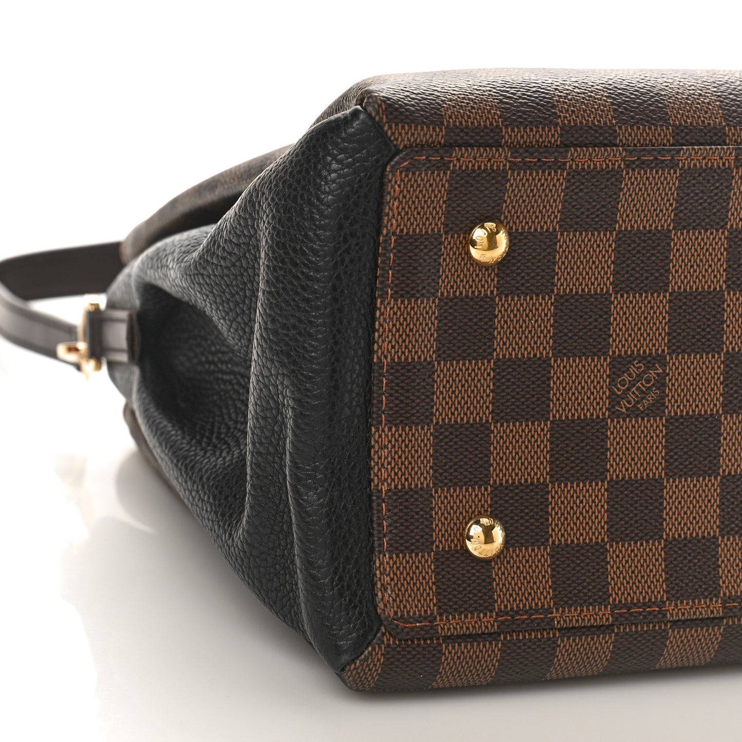 Cuir Taurillon Damier Ebene Normandy Black