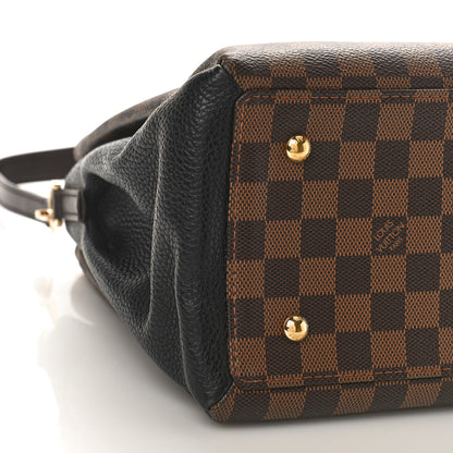Louis Vuitton Cuir Taurillon Damier Ebene Normandy Black 8 of 9