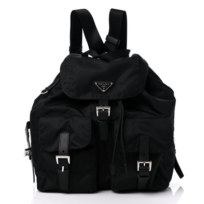 Prada Re-Nylon Saffiano Medium Backpack Black 3 of 10