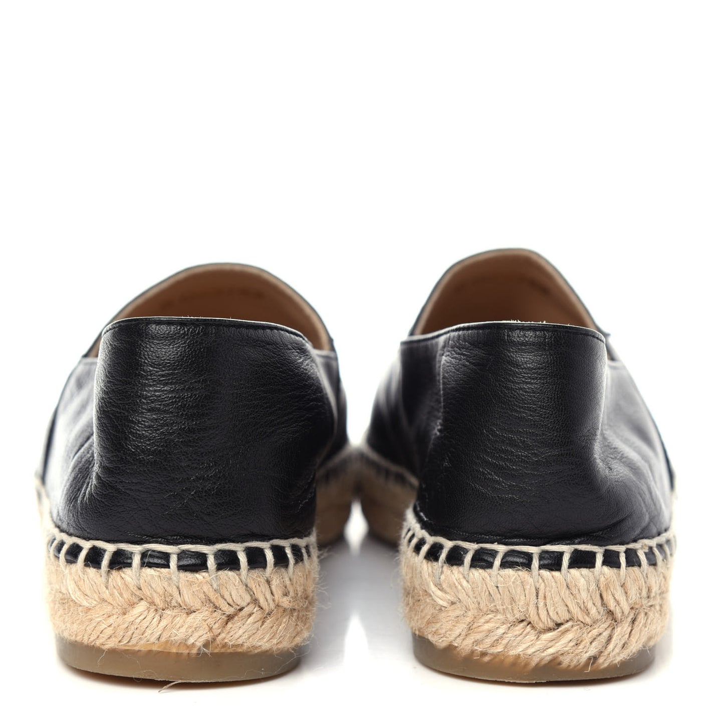 Lambskin CC Espadrilles 38 Black