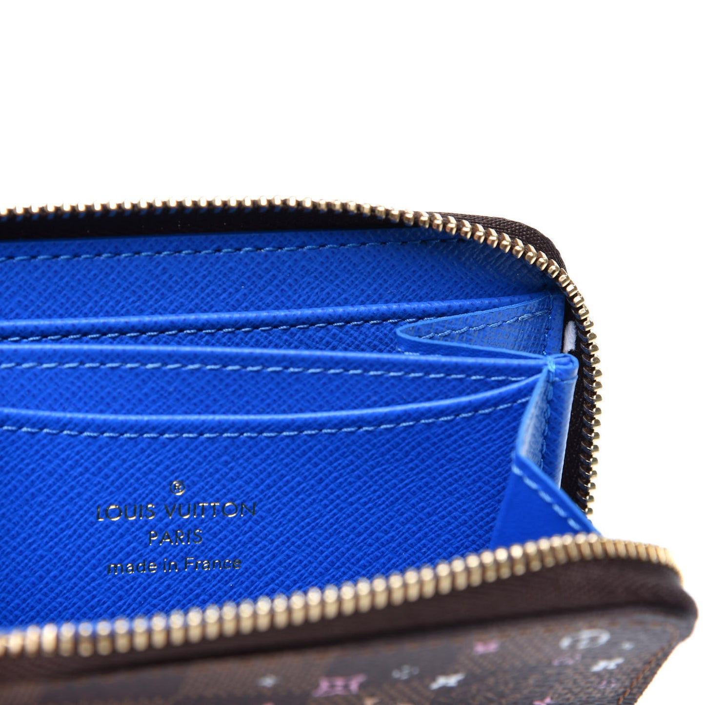 Damier Ebene 2019 Christmas Animation Zippy Coin Purse Blue