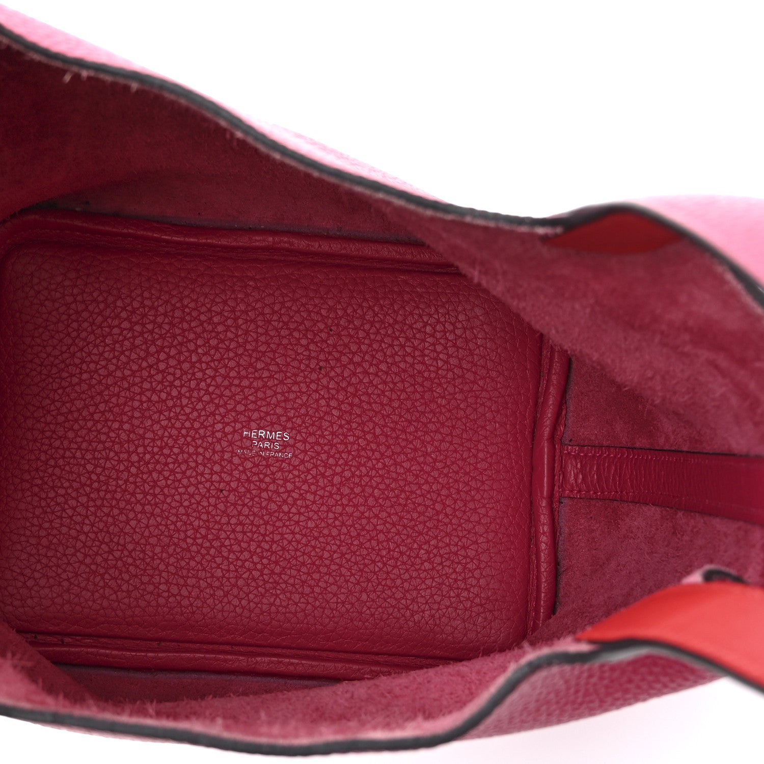 Hermes Taurillon Clemence Swift Eclat Picotin Lock 18 PM Rose Mexico Rouge De Coeur 5 of 11