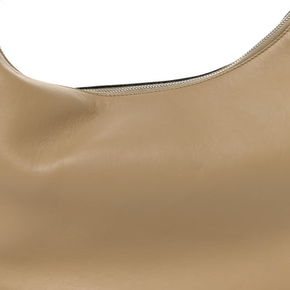 Fendi Vitello Grace Matte Metal Handle Medium Fendigraphy Hobo Bag Beige Amido 8 of 10