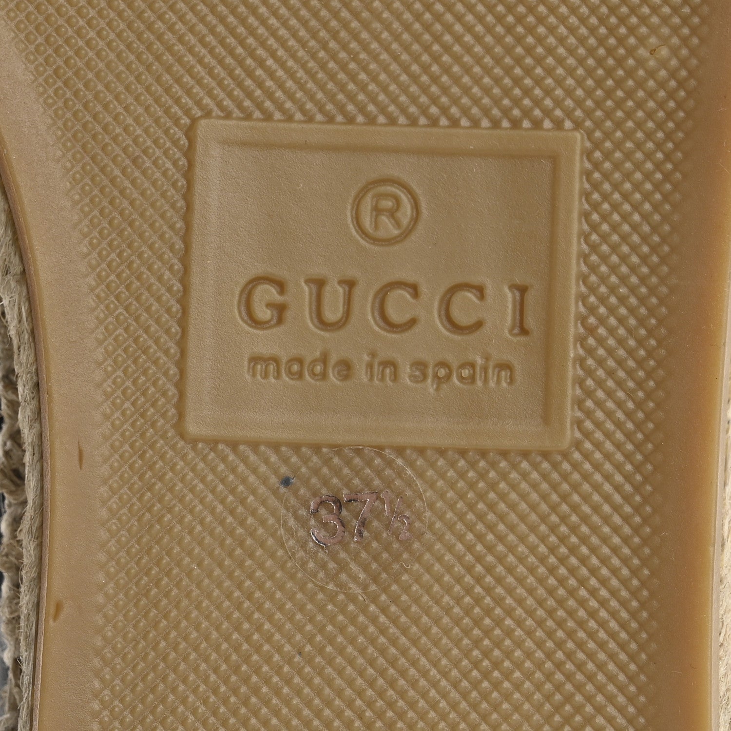 Gucci Nappa Matelasse GG Marmont Espadrilles 37.5 Black 8 of 11