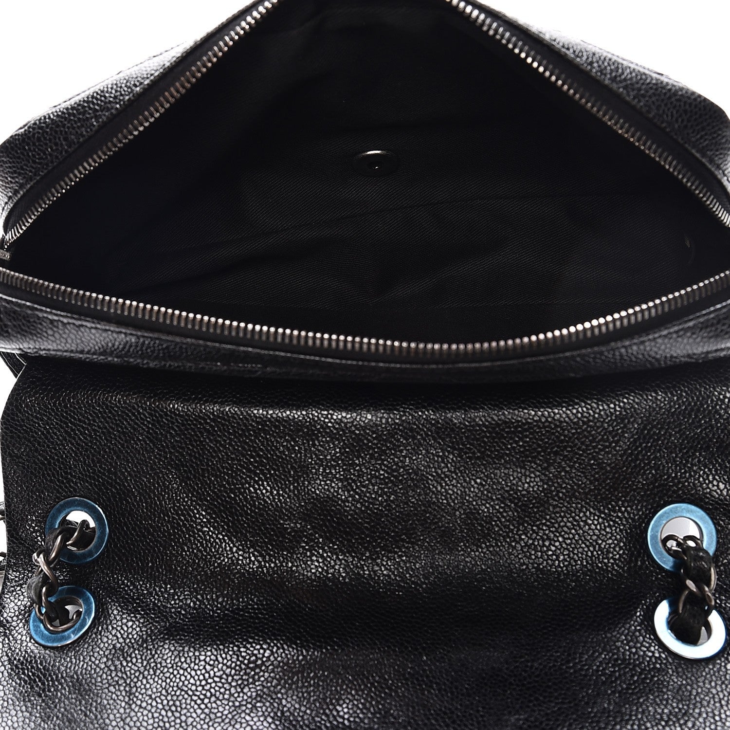 Chanel Iridescent Caviar Quilted Small Chic Flap Black 5 of 11