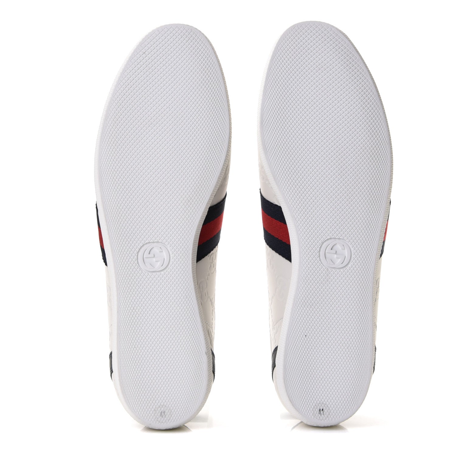 Gucci Guccissima Womens Web Sneakers 41 White 6 of 7