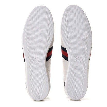 Gucci Guccissima Womens Web Sneakers 41 White 6 of 7