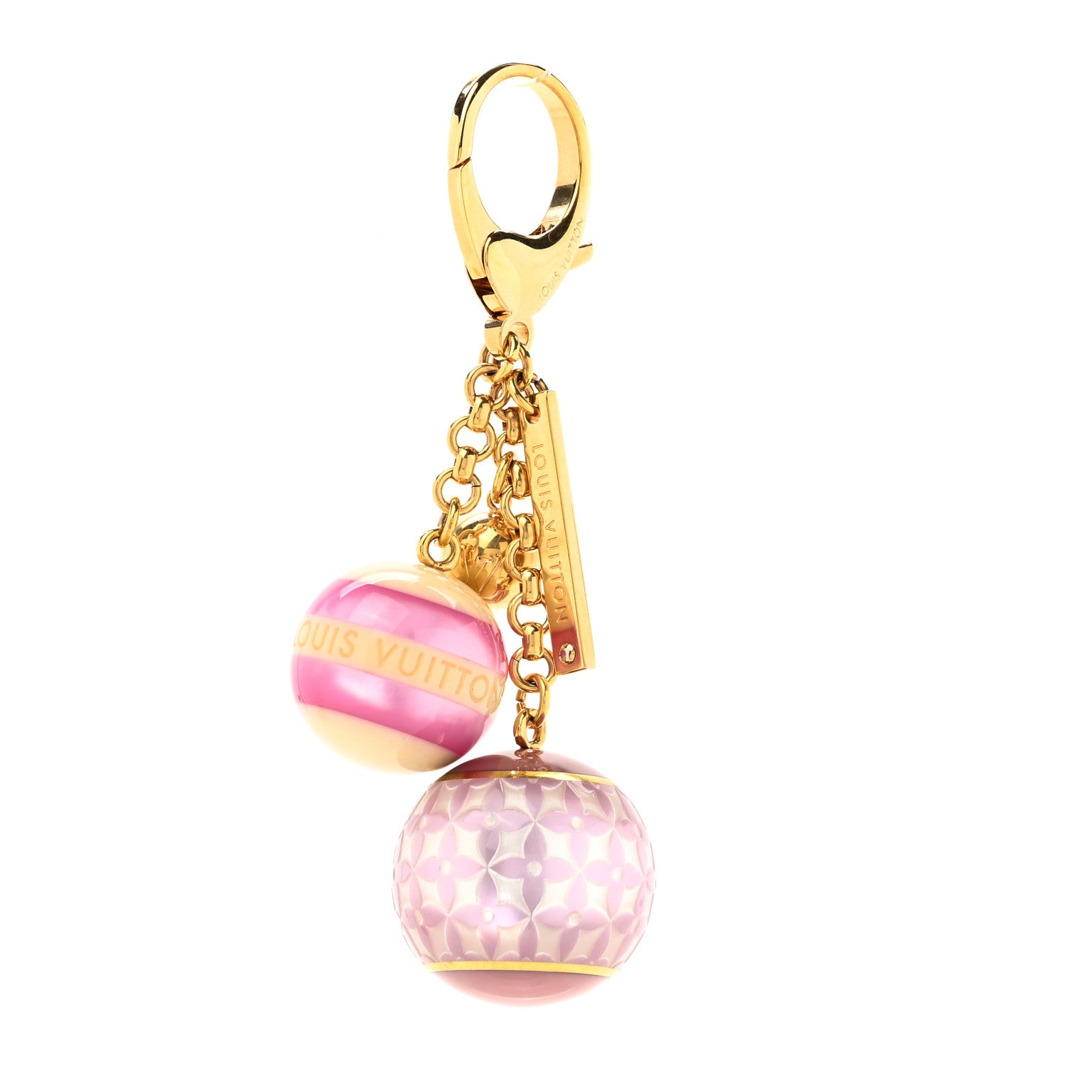 Louis Vuitton Mini Lin Croisette Bag Charm Violet 1 of 4
