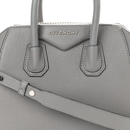 Givenchy Sugar Goatskin Mini Antigona Pearl Grey 8 of 12