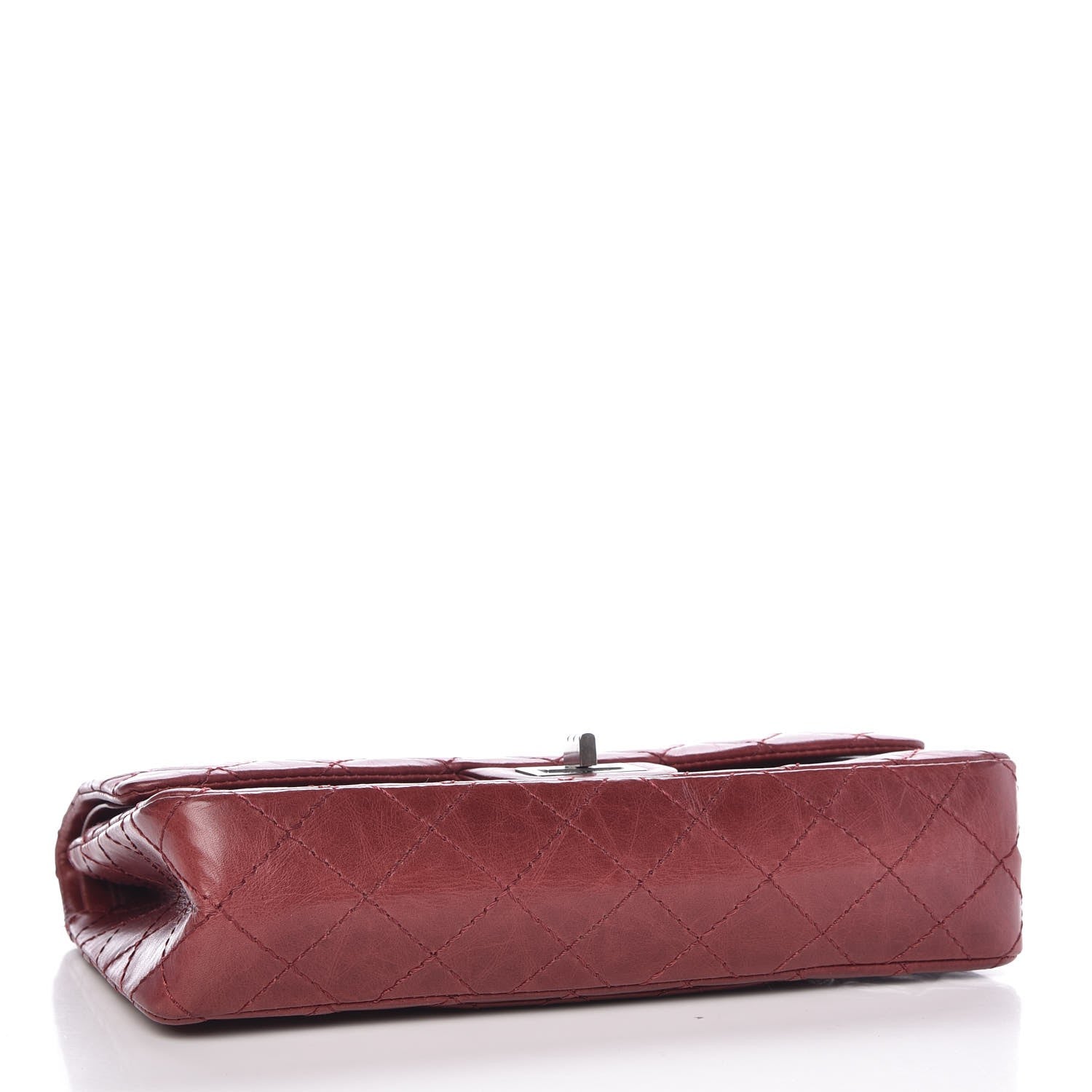Chanel Aged Calfskin Quilted 2.55 Reissue 225 Flap Red 5 of 8