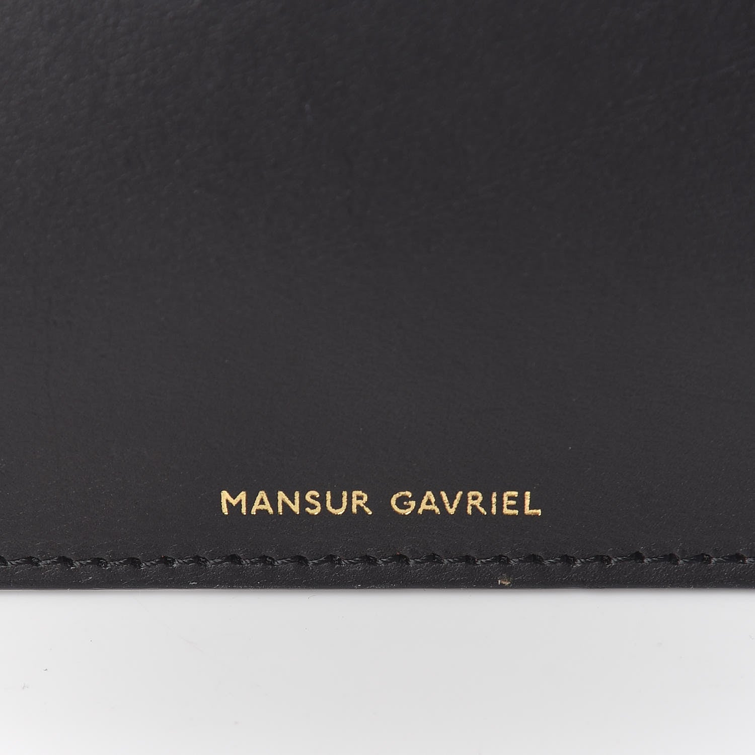 Mansur Gavriel Calfskin Large Shopping Tote Black Flamma 13 of 15