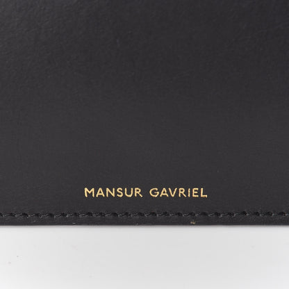 Mansur Gavriel Calfskin Large Shopping Tote Black Flamma 13 of 15