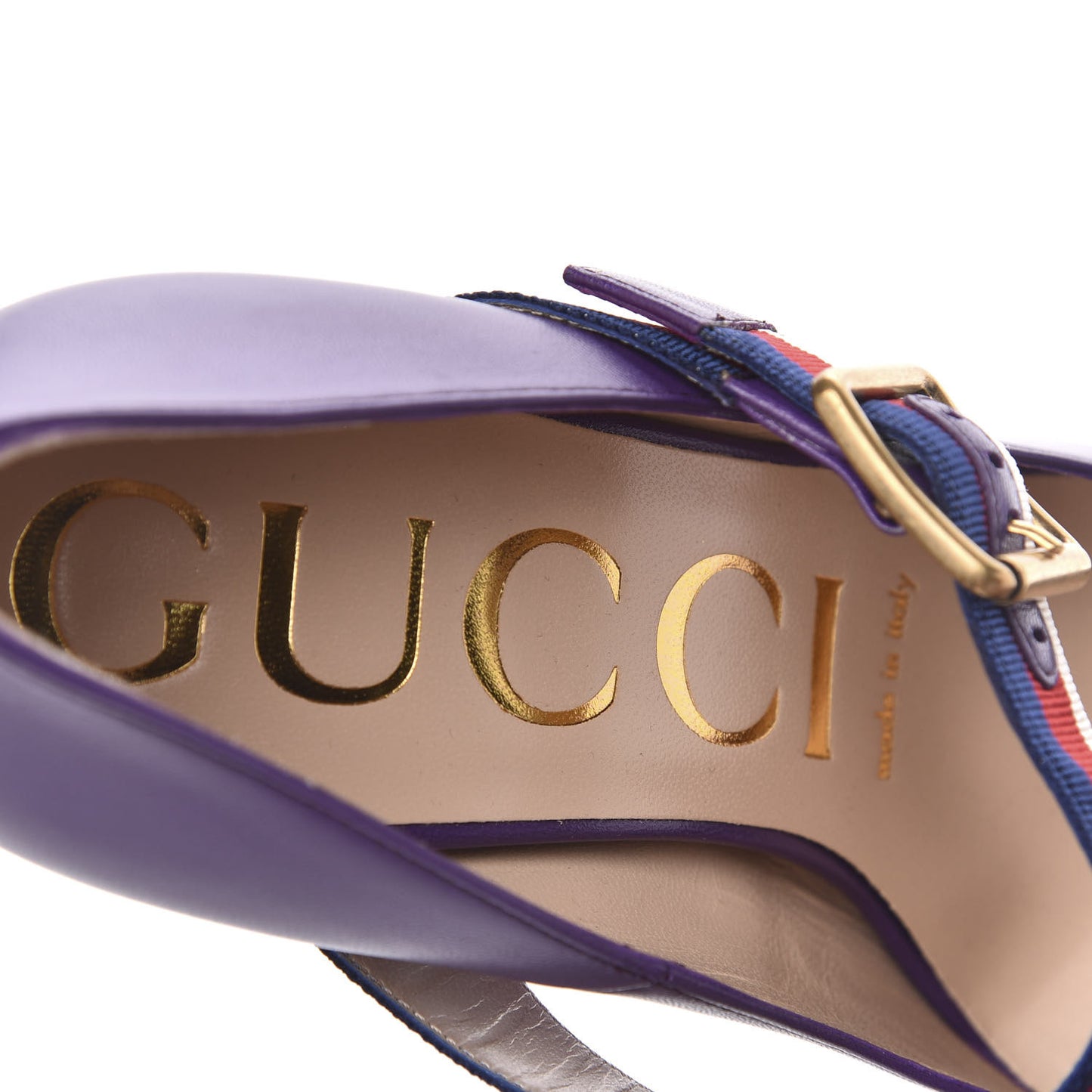 Malaga Kid Sylvie High Heel Pumps 36.5 Shine Purple