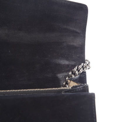 Gucci GG Supreme Monogram Small Dionysus Shoulder Bag Black 12 of 14