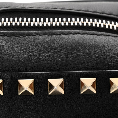 Valentino Garavani Calfskin Rockstud Camera Crossbody Bag Black 10 of 10
