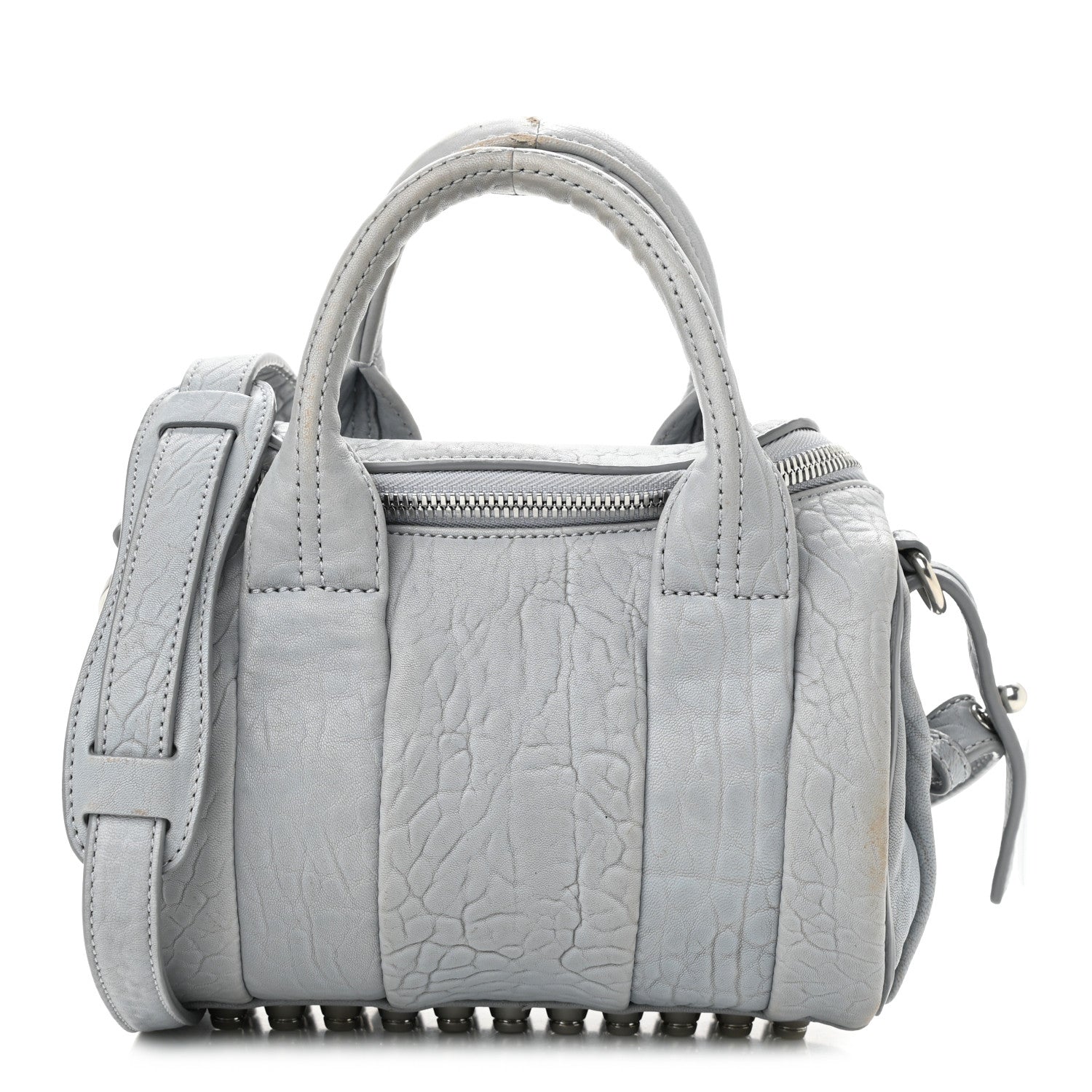 Alexander Wang Pebbled Lambskin Rockie Oyster 1 of 18