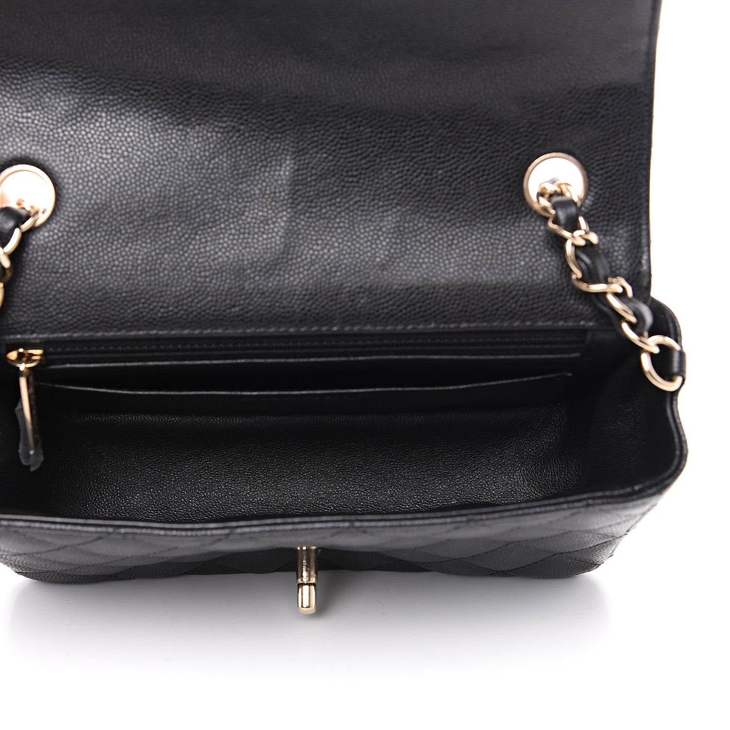 Chanel Caviar Quilted Mini Rectangular Flap Black 4 of 10
