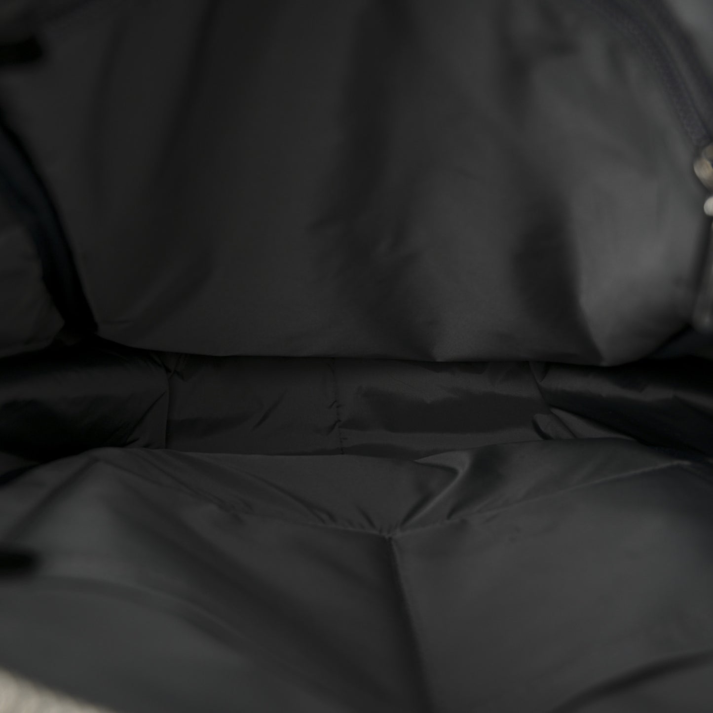 Nylon Calfskin Signature Backpack Black