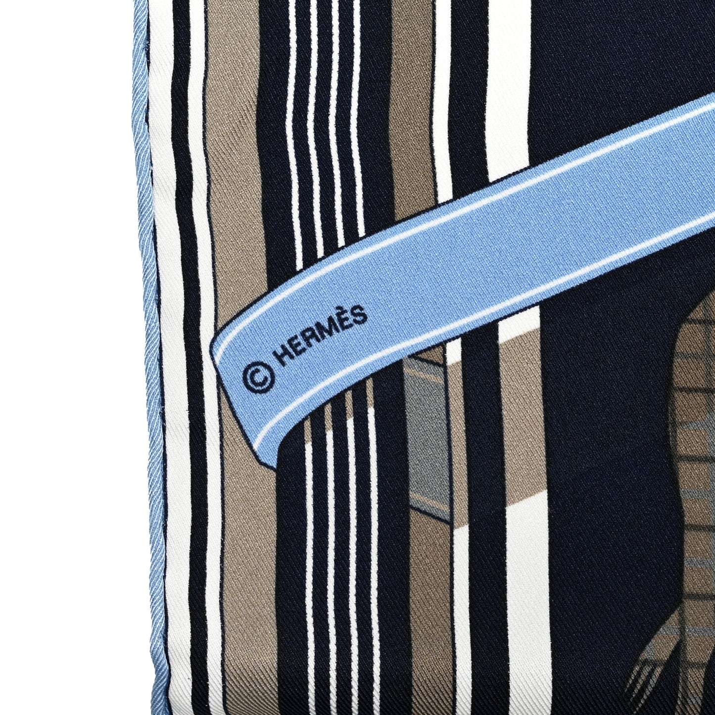 Silk Cotton Clan Equestre Scarf 70