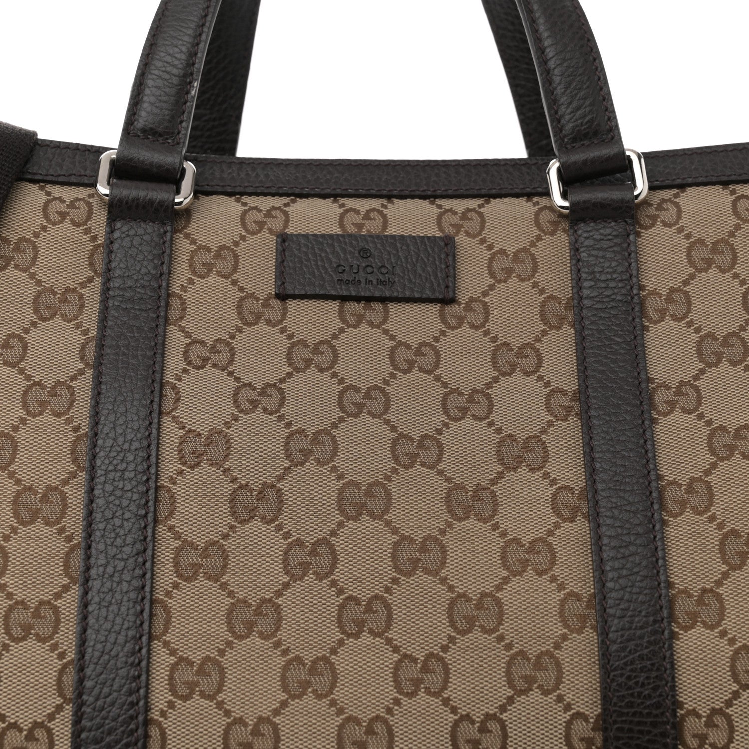 Gucci GG Monogram Large Joy Tote Bag Dark Brown 8 of 13