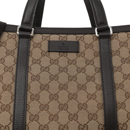 Gucci GG Monogram Large Joy Tote Bag Dark Brown 8 of 13