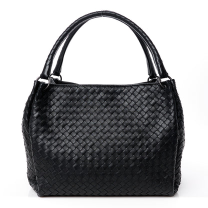 Bottega Veneta Nappa Intrecciato Parachute Bag Black 1 of 12