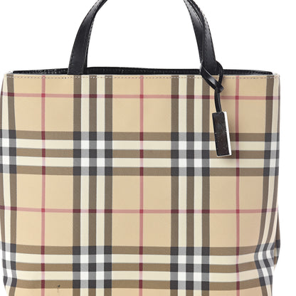 Burberry House Check Medium Tote Black 6 of 9
