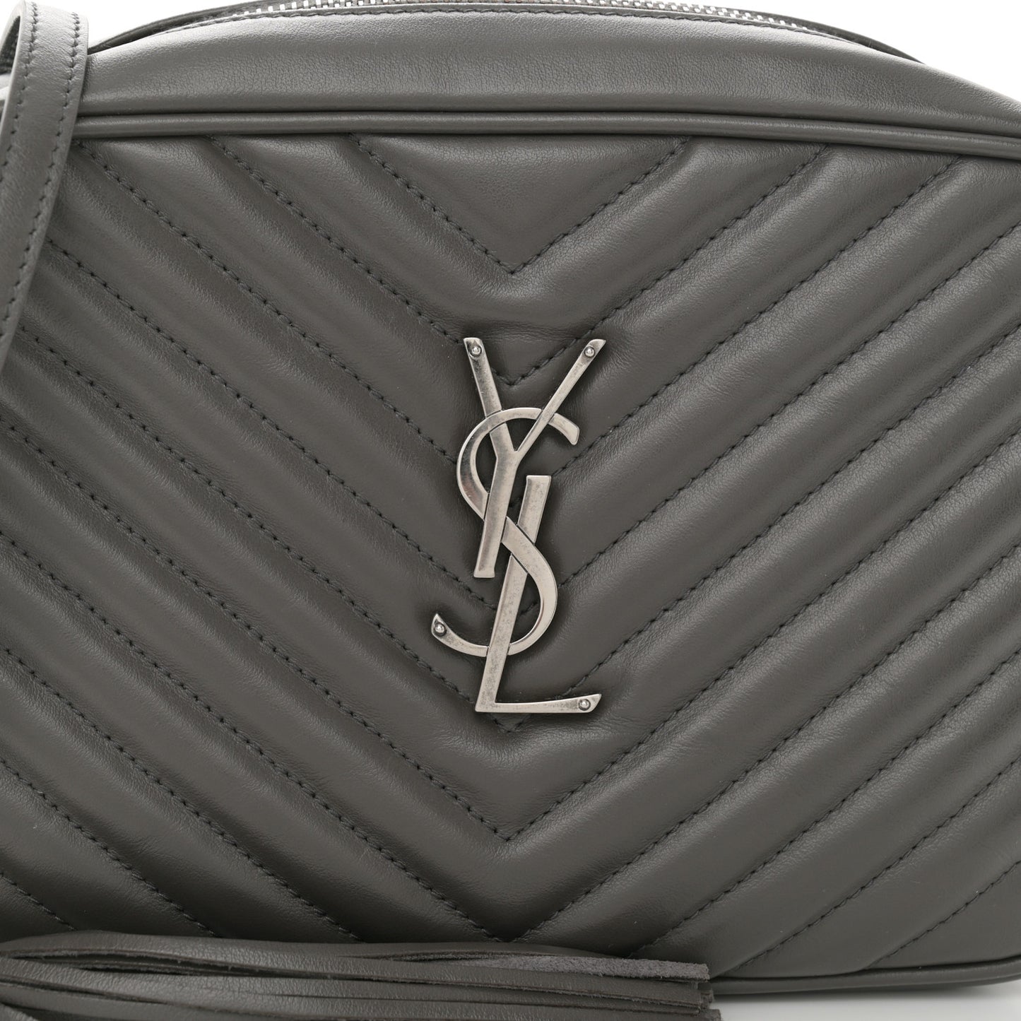 Calfskin Matelasse Monogram Lou Camera Bag Dark Smog