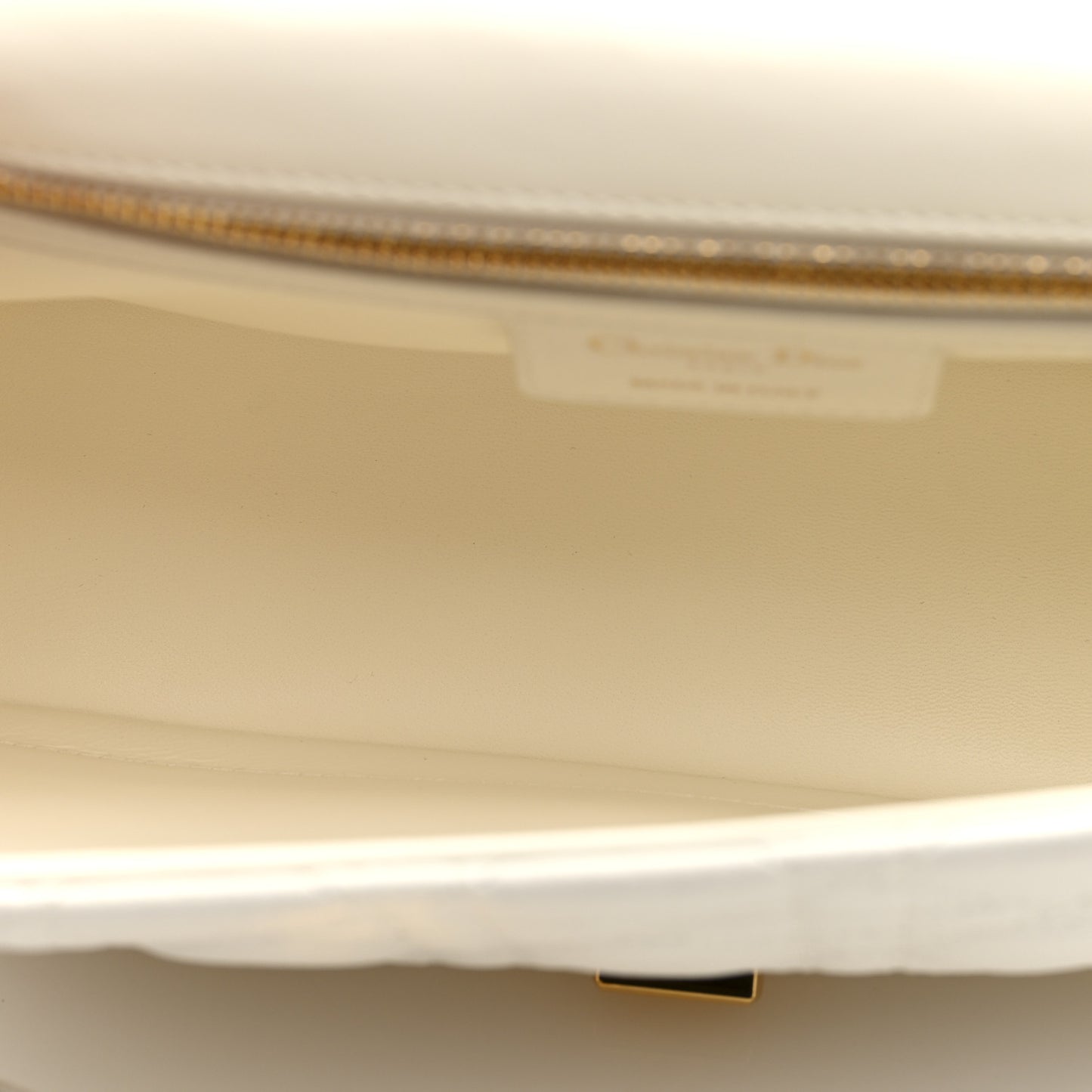 Grained Calfskin Cannage Large Caro Bag Ivory