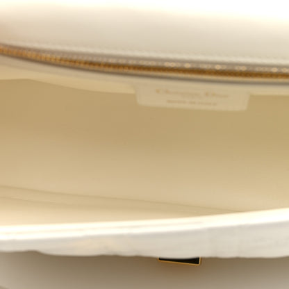 Christian Dior Grained Calfskin Cannage Large Caro Bag Ivory 5 of 10