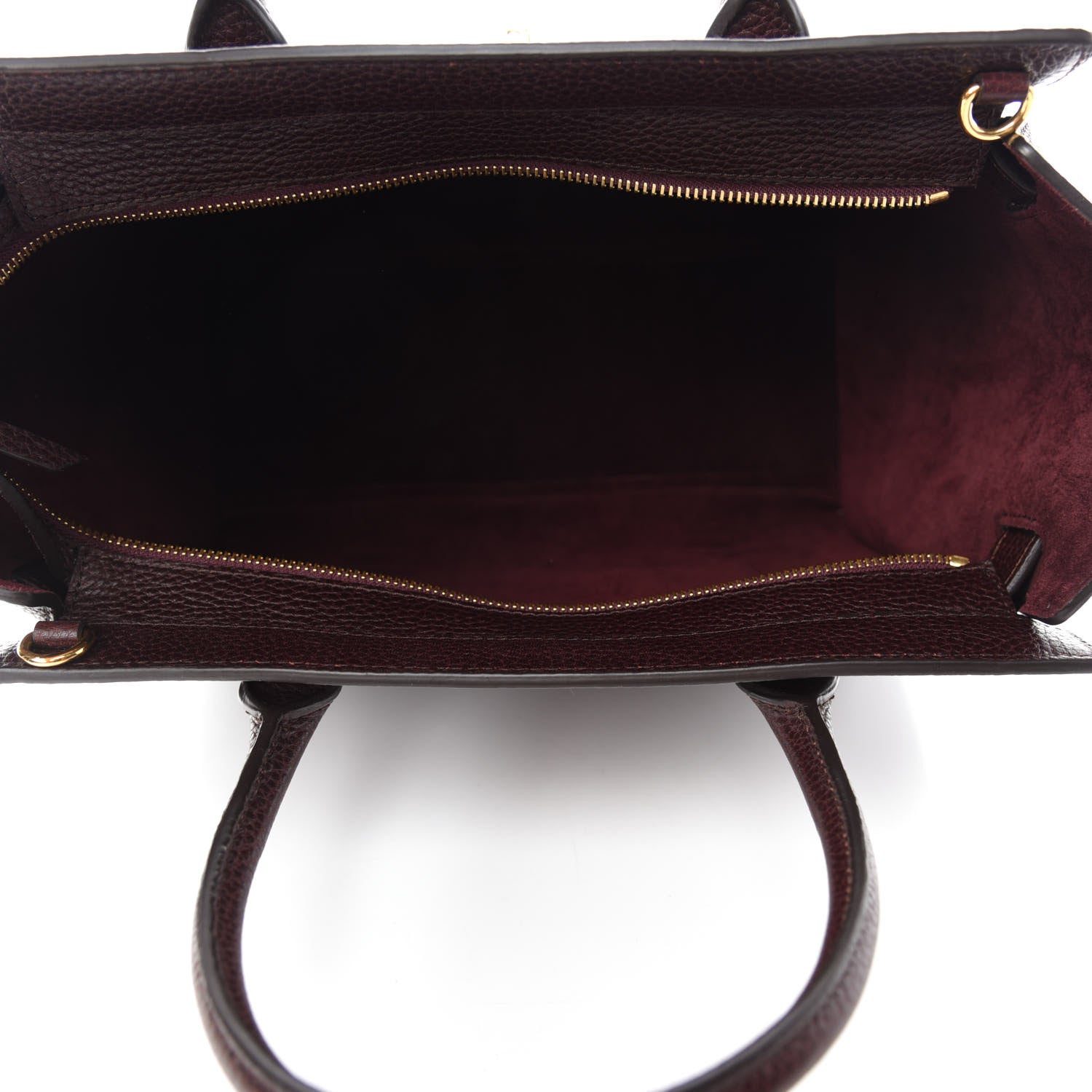 Mulberry Grain Vegetable Tanned Calfskin Small Zipped Bayswater Oxblood 5 of 9