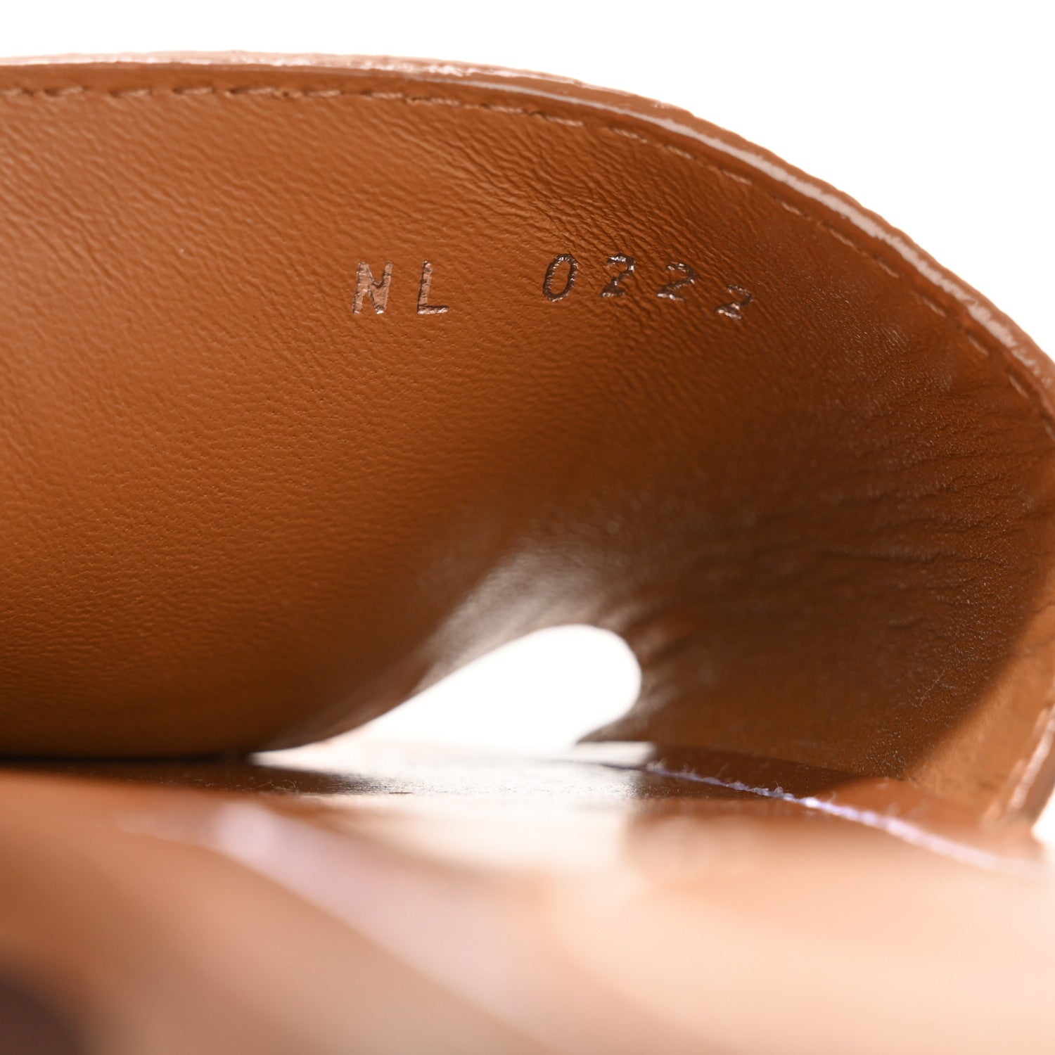 Louis Vuitton Calfskin Lock It Flat Mule 38 Cognac 9 of 9