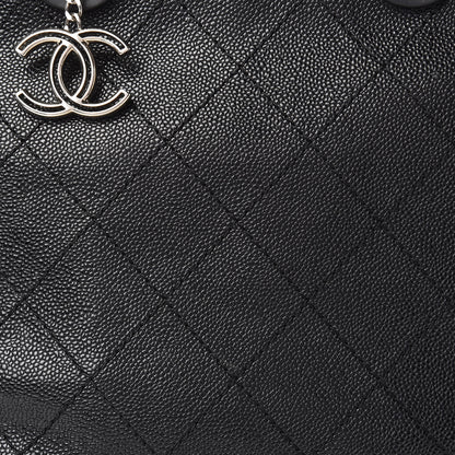 Chanel Grained Calfskin Shopping Fever Tote Black 9 of 21