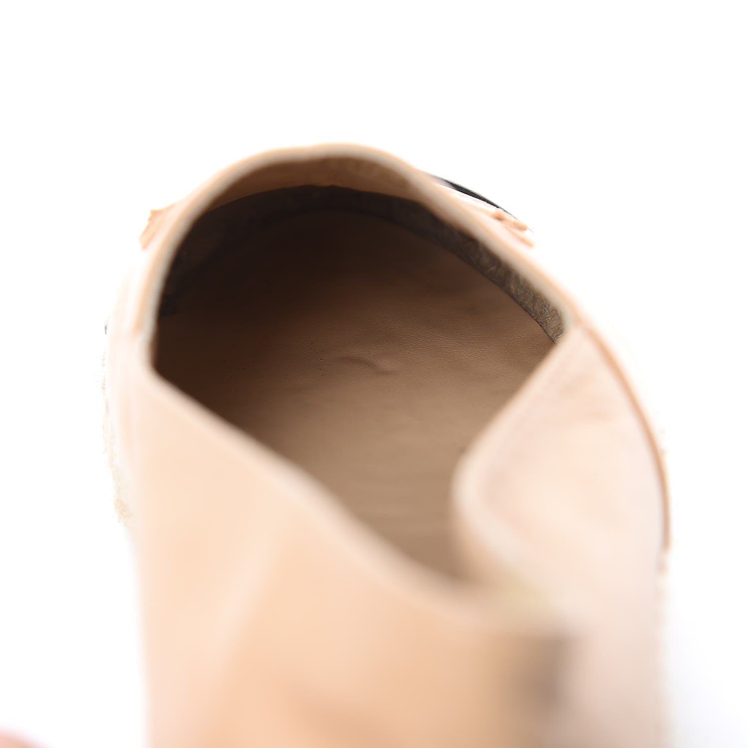 Chanel Lambskin CC Espadrilles 35 Beige Black 10 of 10