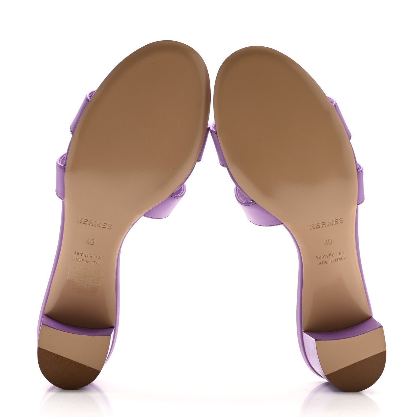 Calfskin Oasis Sandals 40 Violet