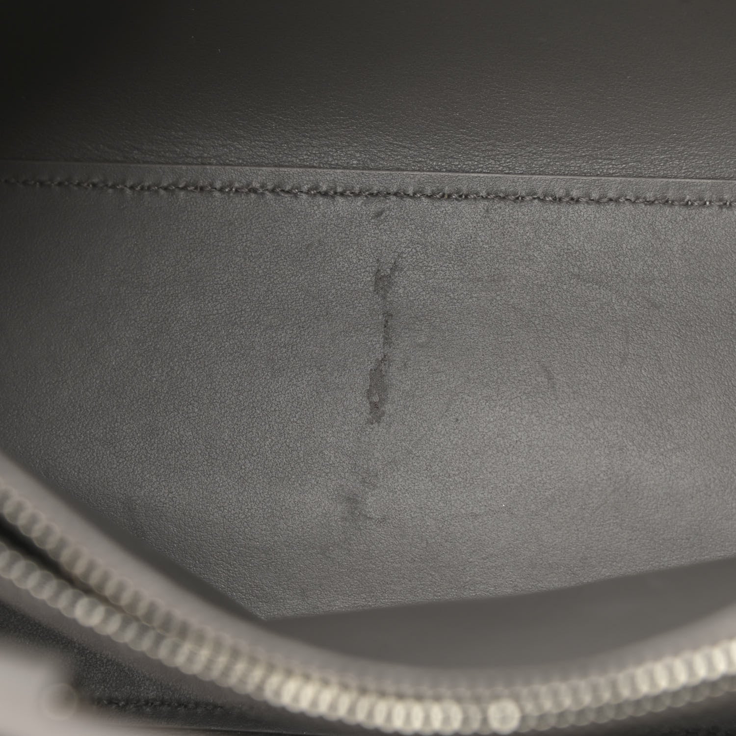 Saint Laurent Grained Calfskin Topstich Baby Sac De Jour Fog 11 of 17