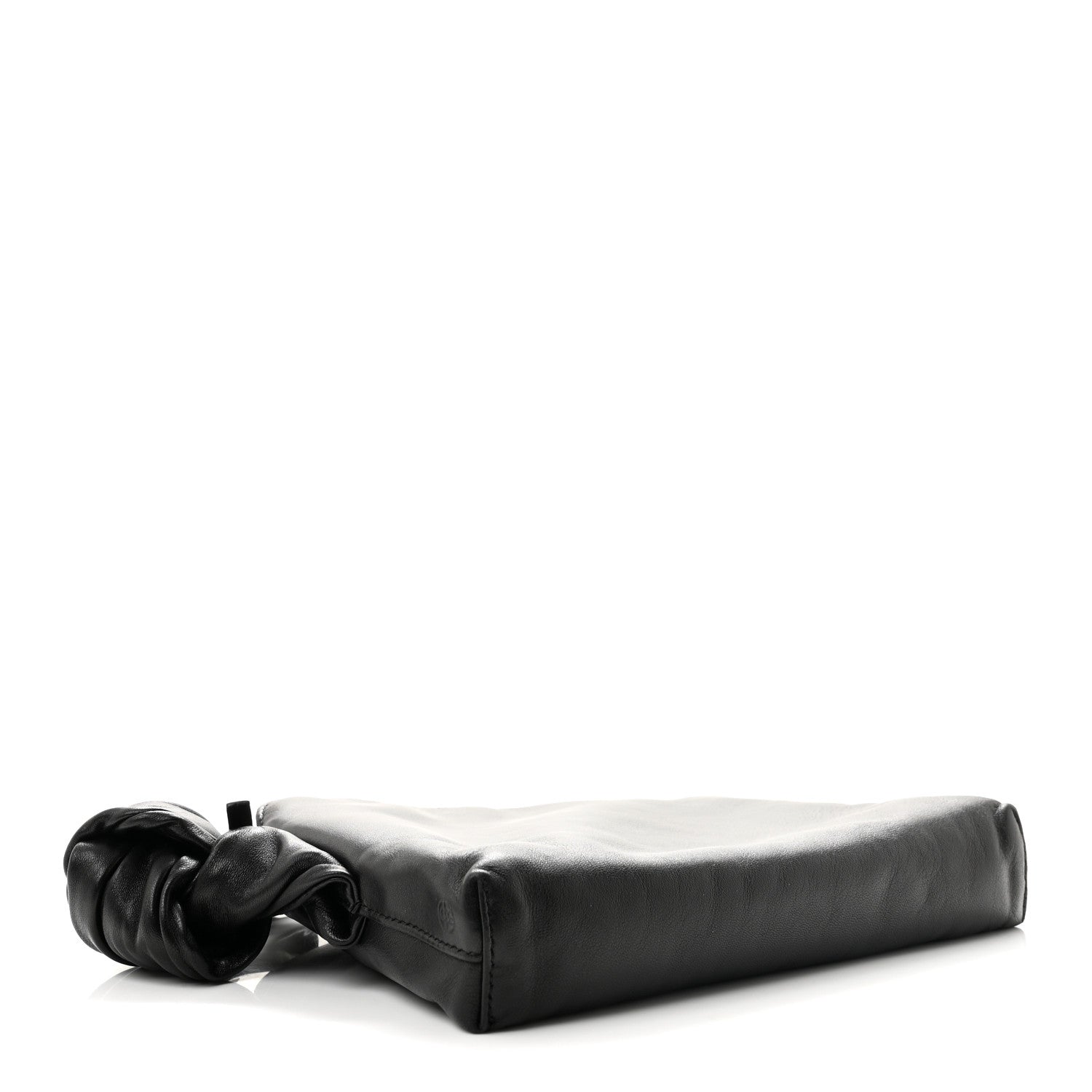 The Row Calfskin Pouch Wristlet Black 4 of 9