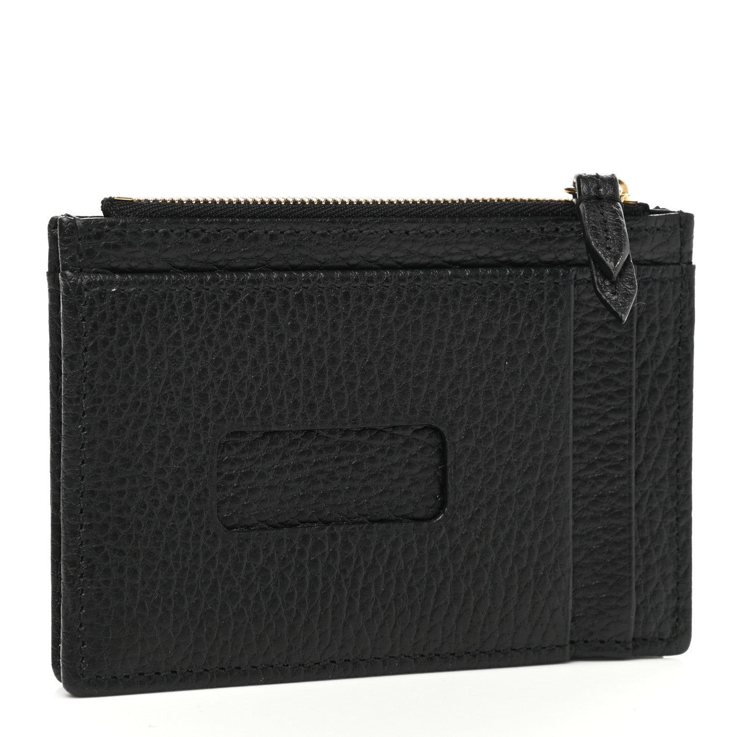 Gucci Dollar Calfskin GG Marmont Coin Case Card Holder Black 3 of 7