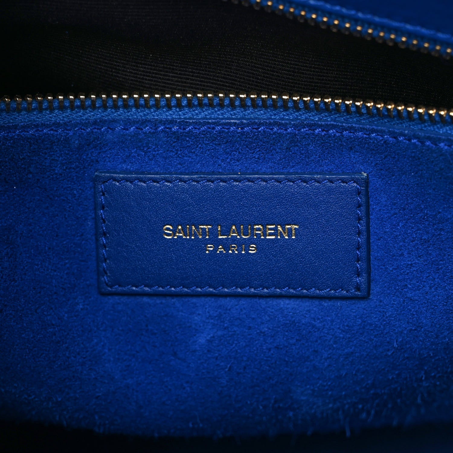 Saint Laurent Calfskin Small Sac De Jour Blue Majorelle 6 of 11