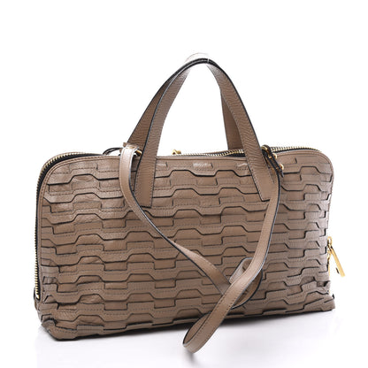 Marc Jacobs Goatskin Quilted Scales Satchel Grey 2 of 10