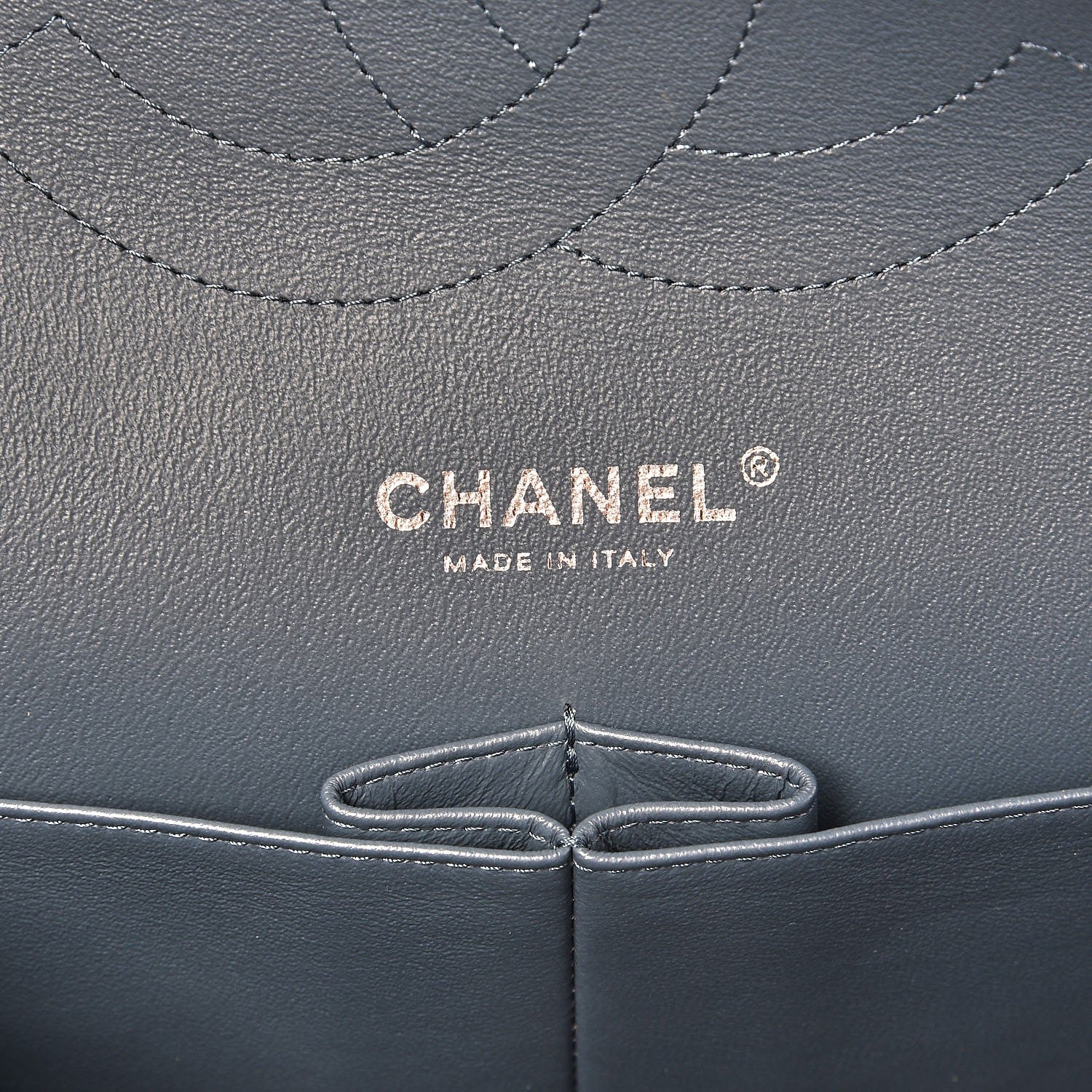 Chanel Lambskin Quilted Jumbo Double Flap Blue 6 of 10