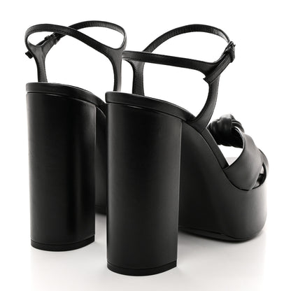 Saint Laurent Vendome Bianca 85 Platform Sandals 37 Black 4 of 9
