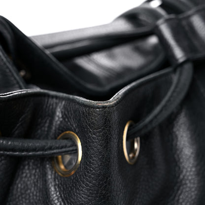 Chanel Caviar Drawstring Shoulder Bag Black 29 of 32