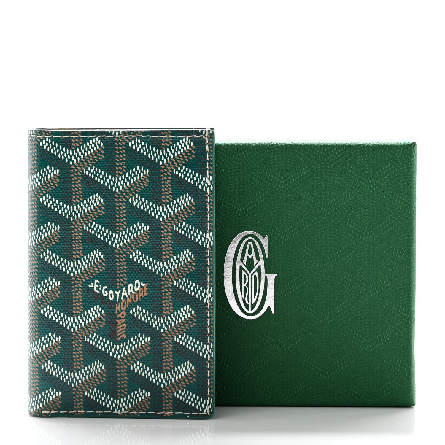 Goyard Goyardine Saint Pierre Card Holder Green 8 of 8